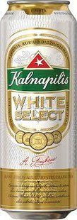 Пиво Kalnapilis White Select 0,568 ж/б  10414 фото